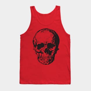 Halloween Gothic Skull Tank Top